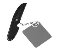 AUTSUPPL Peine Plegable Portátil Para Hombre Espejo Cuadrado, Peine Pequeño De Bolsillo De Dientes Finos, Diseño Ligero y Compacto, Adecuado Para Viaje y Cuidado Personal