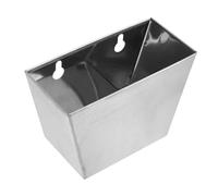 AUTSUPPL Recipiente para Tapones de Botellas de Acero Inoxidable Resistente la con Orificios de Drenaje Pared para Cerveza y Refrescos Diseño Ahorrador de Espacio para Uso Exterior