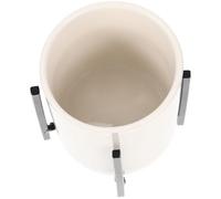 AUTSUPPL Soporte para Utensilios de Cocina de Hierro y Cerámica, Caja Organizadora Negra Tamaño L, Porta Cubiertos Resistente y Fácil de Limpiar para Encimera