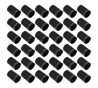AUTSUPPL Tapas Termorretráctiles para Botellas de Vino de 33 MM Fundas Retráctiles de PVC Negro Borde Decorativo Paquete de 200 Unidades para Sellado Rápido Pistola de Calor en Bares y
