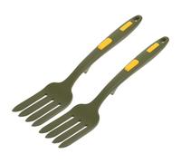 AUTSUPPL Tenedor de Silicona y Seguro Resistente al Calor para Cocina Pack de 2 Piezas, Adecuado para Cocinar Pasta Hogar
