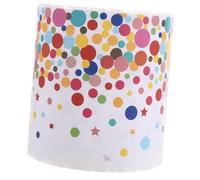 AUTSUPPL Tiras De Borde De Confeti Papel De Borde Extraíble Colorido Para Aula De Festival De Puntos Numéricos