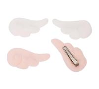 AUTSUPPL Tocados Femeninos 2 Pares de Pinzas de Pelo Alas de Ángel de Felpa, para Banquetes y Ocasiones Obsequios de Mujeres y Niñas