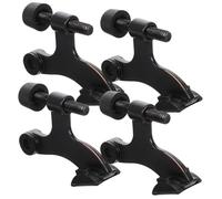 AUTSUPPL Tope de Puerta con Pasador de Bisagra en Aleación de Zinc, 4 Piezas, Ajustable, con Parachoques de Goma Antideslizante para Oficina y Hogar