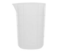 AUTSUPPL Vaso Medidor de Silicona Transparente 750 Ml para Bricolaje Epoxi Taza Mezcladora de Pigmentos Reutilizable y Fácil de Limpiar Dispensador para Resina Cristal DIY