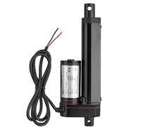 AUTTGINN Actuador Lineal Motor,1500N 100mm 10mm/s DC 12V Motor Resistente Para Auto RV Abridor de Puerta Eléctrico Maquinaria Agrícola Industrial Ventana Embarcaciones,Negro