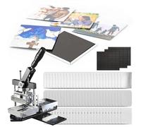 AUTUMFLATGAO Materiales para Máquina para Hacer Imanes De Refrigerador, Materiales para Máquina para Hacer Alfileres Cuadrados, Materiales para Foto Iman Nevera,90 * 65mm(3.5 * 2.5in)-200set