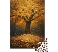Autumn árbol Scenery Puzzle De 1000 Piezas Interesante Rompecabezas para Adultos De Madera para Adultos Juego Entretenimiento Creativo 1000pcs (75x50cm)