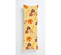 Autumn Body Pillow Case Cover 70x90cm, Long Backrest Cushion Pillow Protector with Zipper, Decorative Bedding Pillowcase, Soft Body Pillow Cover for Couch Bedroom Fall Leaves