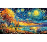 Autumn-Book-Fantasy-Scene Puzzle Familiar 1000 Piezas Desafiante y Divertido Papel Reciclado para Adultos 70x50/1000pcs