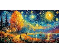 Autumn-Book-Fantasy-Scene Puzzle para Adultos 1000 Piezas Juego Educativo relajación Papel Reciclado Actividad en casa Regalo 70x50/1000pcs