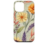 Autumn Botanical Garden in Bloom with Lavender and Daisies Carcasa para iPhone 12 Pro MAX
