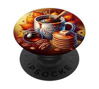 Autumn Coffee Drinker Must Haves For Women Fall Sweet Fall PopSockets PopGrip Adhesivo