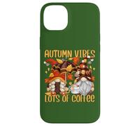 Autumn Coffee Gnomes For Women For Fall and Coffee Lover Carcasa para iPhone 14 Plus