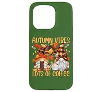 Autumn Coffee Gnomes For Women For Fall and Coffee Lover Carcasa para iPhone 15 Pro