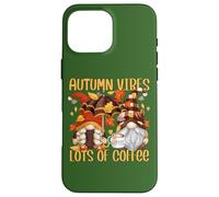 Autumn Coffee Gnomes For Women For Fall and Coffee Lover Carcasa para iPhone 16 Pro MAX