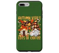 Autumn Coffee Gnomes For Women For Fall and Coffee Lover Carcasa para iPhone 7 Plus/8 Plus