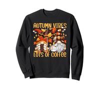 Autumn Coffee Gnomes For Women For Fall and Coffee Lover Sudadera