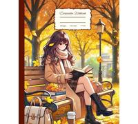 Autumn Days Composition Notebook: Cozy Anime Girl Journal with Fall Aesthetic - Wide Ruled Notebook for Writing, School, and Creative Notes
