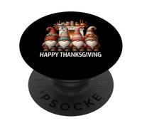 Autumn Fall Must Haves For GNOME Lover Happy Thanksgiving PopSockets PopGrip Adhesivo