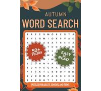 Autumn/Fall Themed Word Search Book: Spring Puzzles for All AGES | Adults, Seniors, Teens | 6x9 Inches, 50+ Pages | Solutions Included