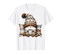 Autumn GNOME For Cold Sweater Weather with Hot Cocoa Mug Camiseta