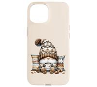 Autumn GNOME For Cold Sweater Weather with Hot Cocoa Mug Carcasa para iPhone 15