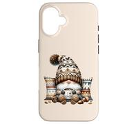 Autumn GNOME For Cold Sweater Weather with Hot Cocoa Mug Carcasa para iPhone 16