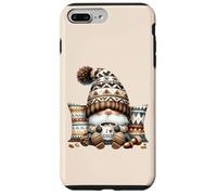 Autumn GNOME For Cold Sweater Weather with Hot Cocoa Mug Carcasa para iPhone 7 Plus/8 Plus