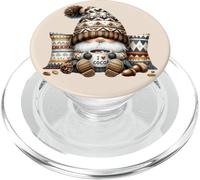 Autumn GNOME For Cold Sweater Weather with Hot Cocoa Mug PopSockets PopGrip para MagSafe