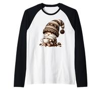 Autumn GNOME For Fall Women Men and Kids Who Loves Hot Cocoa Camiseta Manga Raglan