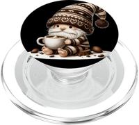 Autumn GNOME For Fall Women Men and Kids Who Loves Hot Cocoa PopSockets PopGrip para MagSafe