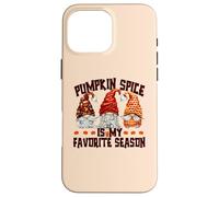 Autumn GNOME For Women Pumpkin Spice Is My Favorite Season Carcasa para iPhone 16 Pro MAX