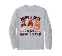 Autumn GNOME For Women Pumpkin Spice Is My Favorite Season Manga Larga