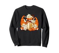 Autumn GNOME with Fall Coffee For Women Pumpkin Spice Latte Sudadera