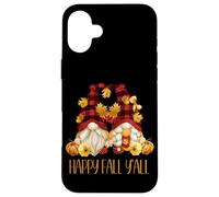 Autumn Gnomes Couple with Pumpkins For Women Happy Fall Yall Carcasa para iPhone 16 Plus