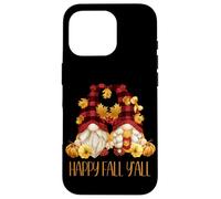 Autumn Gnomes Couple with Pumpkins For Women Happy Fall Yall Carcasa para iPhone 16 Pro