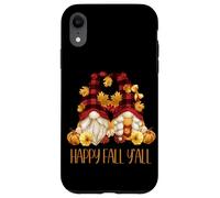 Autumn Gnomes Couple with Pumpkins For Women Happy Fall Yall Carcasa para iPhone XR