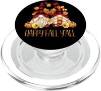 Autumn Gnomes Couple with Pumpkins For Women Happy Fall Yall PopSockets PopGrip para MagSafe