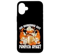 Autumn Gnomes For Women Fall Coffee Mug Pumpkin Spice Latte Carcasa para iPhone 16 Plus
