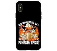 Autumn Gnomes For Women Fall Coffee Mug Pumpkin Spice Latte Carcasa para iPhone X/XS