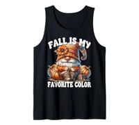 Autumn Gnomes Garden Accessories Fall Is My Favorite Color Camiseta sin Mangas