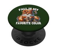 Autumn Gnomes Garden Accessories Fall Is My Favorite Color PopSockets PopGrip Adhesivo