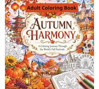 Autumn Harmony, Adult coloring book: A Coloring Journey Through the World's Fall Festivals, Mindfulness, Stress-relief, Intricate designs / Detailed patterns
