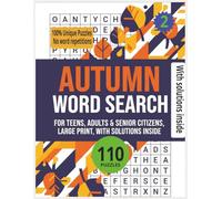 Autumn Harvest Word Search Book: Large Print Autumn Puzzle Book for Adults • Fall Recipes, Seasonal Ingredients, Seasonal Produce, Fall Ingredients • ... (Big Autumn Word Search for Adults Series)