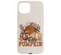 Autumn Hello Pumpkin Design. Woman Fall Carcasa para iPhone 15 Plus