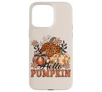 Autumn Hello Pumpkin Design. Woman Fall Carcasa para iPhone 15 Pro MAX