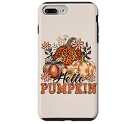Autumn Hello Pumpkin Design. Woman Fall Carcasa para iPhone 7 Plus/8 Plus