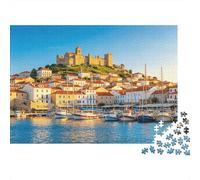 Autumn Lake Cabin Jigsaw Puzzles 1000 Pieces Recycled Paper Mountain Retreat Puzzle para Boy y Girl Divertido Regalo y Actividad para Hogar Great Gift para de Niño Birthday 52x38cm/1000pcs