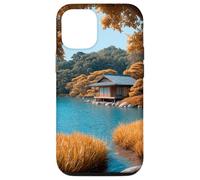 Autumn Lake House Seroenity Retiro Carcasa para iPhone 12/12 Pro